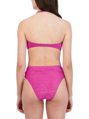商品BCBG|Stardust Knot Bandeau Bikini Top,价格¥84,第2张图片详细描述