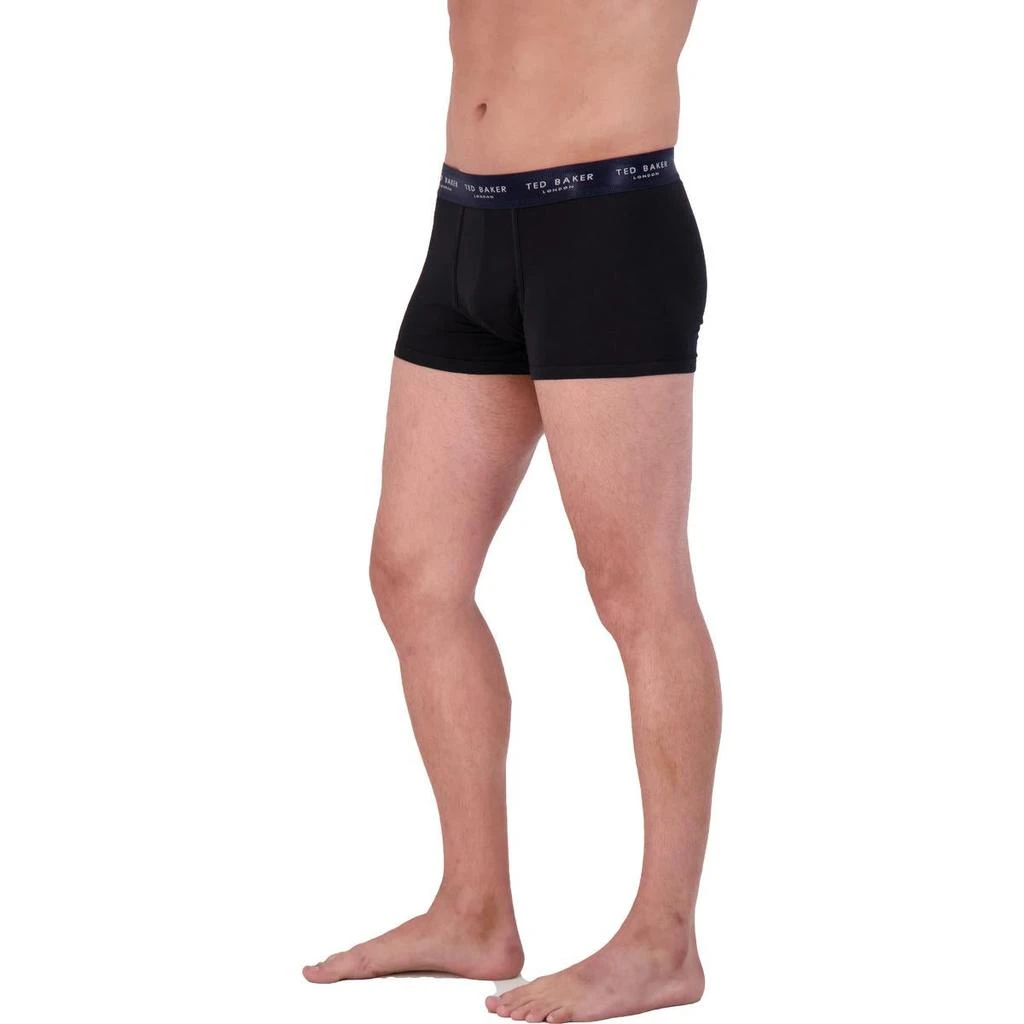 商品Ted Baker London|Ted Baker Men's 3 Pack Cotton Stretch Logo Trim Trunks Underwear,价格¥93,第3张图片详细描述