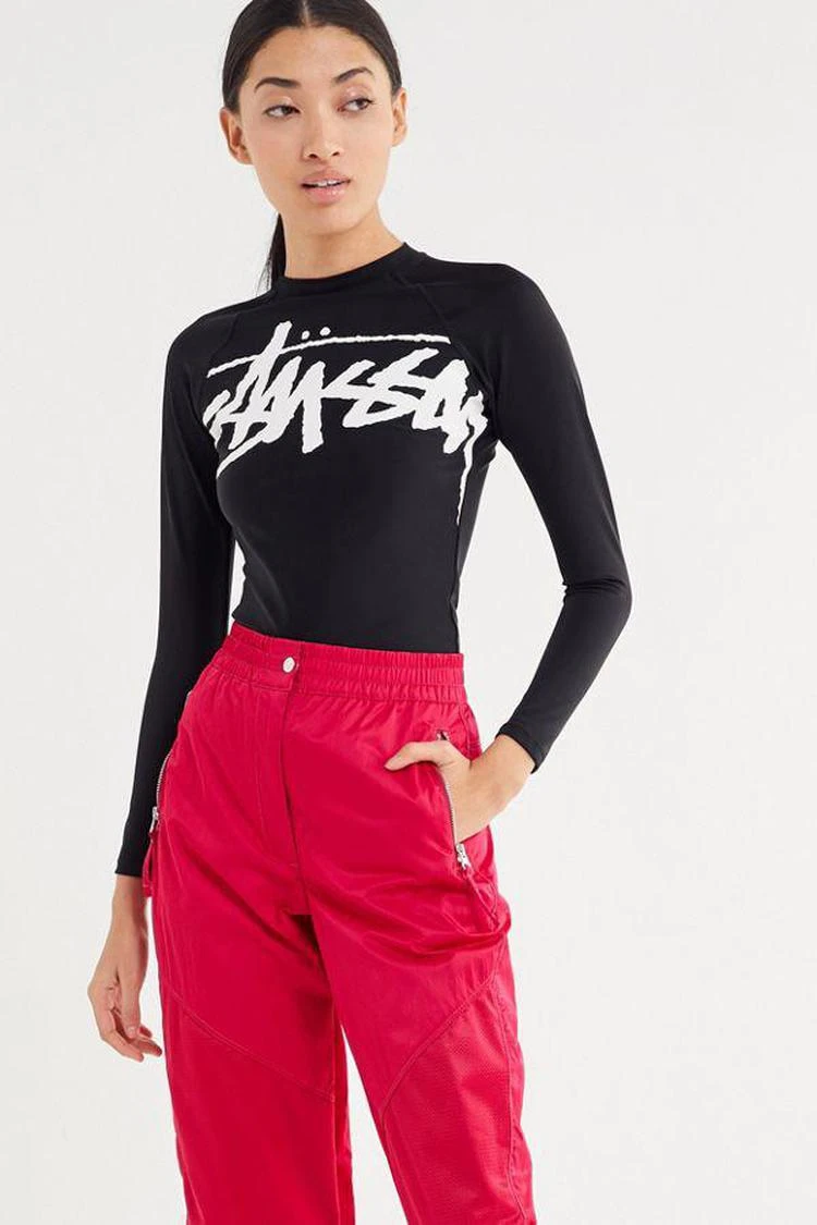 商品STUSSY|Stussy Nylon Stock Logo Long Sleeve Tee,价格¥76,第1张图片