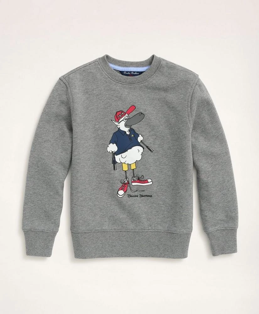 商品Brooks Brothers|Boys Henry the Sheep Graphic Sweatshirt,价格¥301,第1张图片