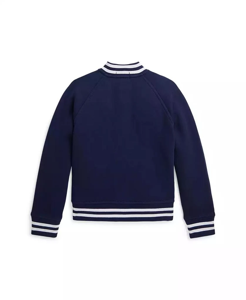 商品Ralph Lauren|Toddler and Little Boys Fleece Baseball Jacket,价格¥547,第2张图片详细描述