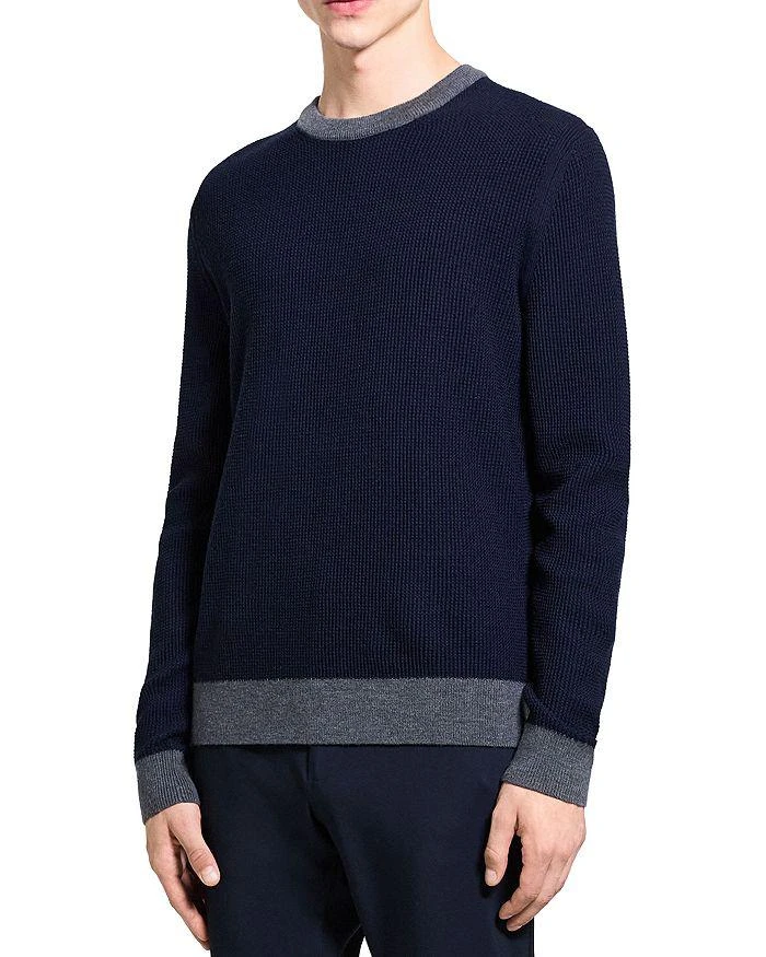 商品Theory|Maden Contrast Trim Crewneck Sweater,价格¥550,第4张图片详细描述