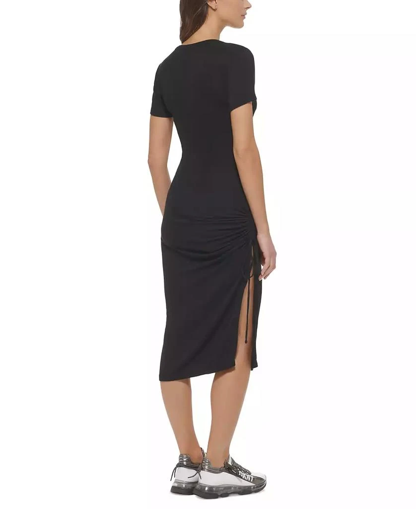 商品DKNY|Women's Rib-Knit Bodycon Midi Dress,价格¥195,第2张图片详细描述