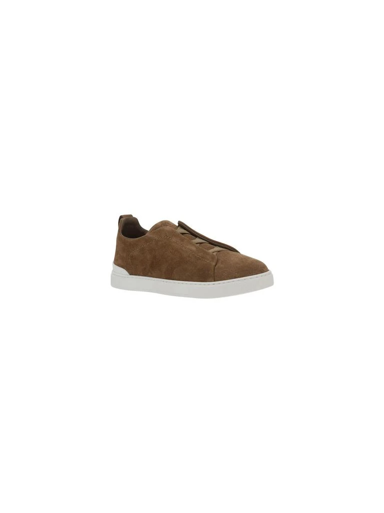 商品Zegna|Ermenegildo zegna men's brown other materials sneakers,价格¥4747,第2张图片详细描述