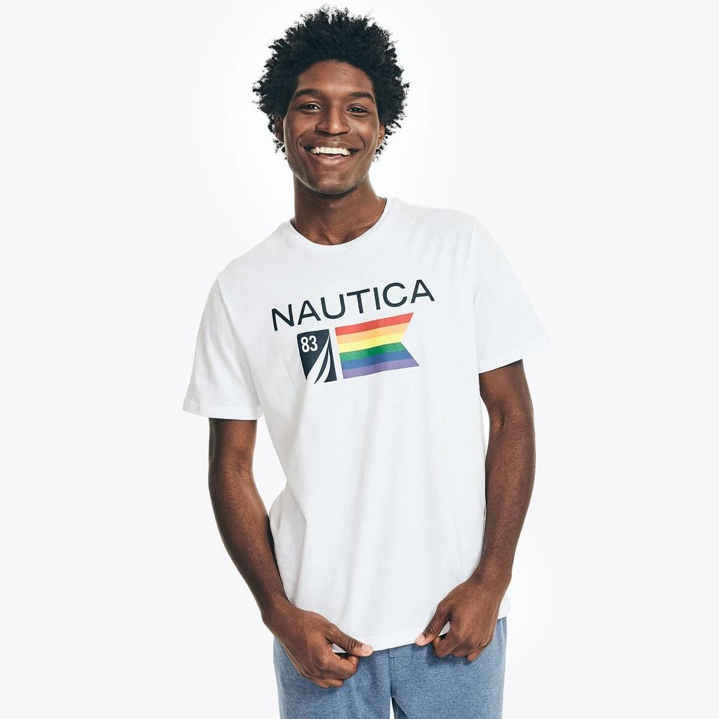 商品Nautica|Nautica Mens Pride Graphic Sleep T-Shirt,价格¥64,第1张图片