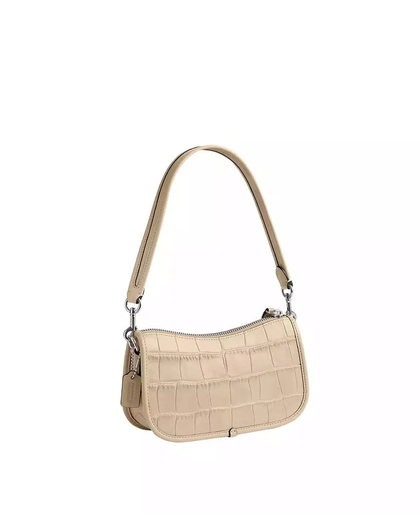 商品Coach|Embossed Croc Leather Swinger 20 Shoulder Bag,价格¥2087,第2张图片详细描述