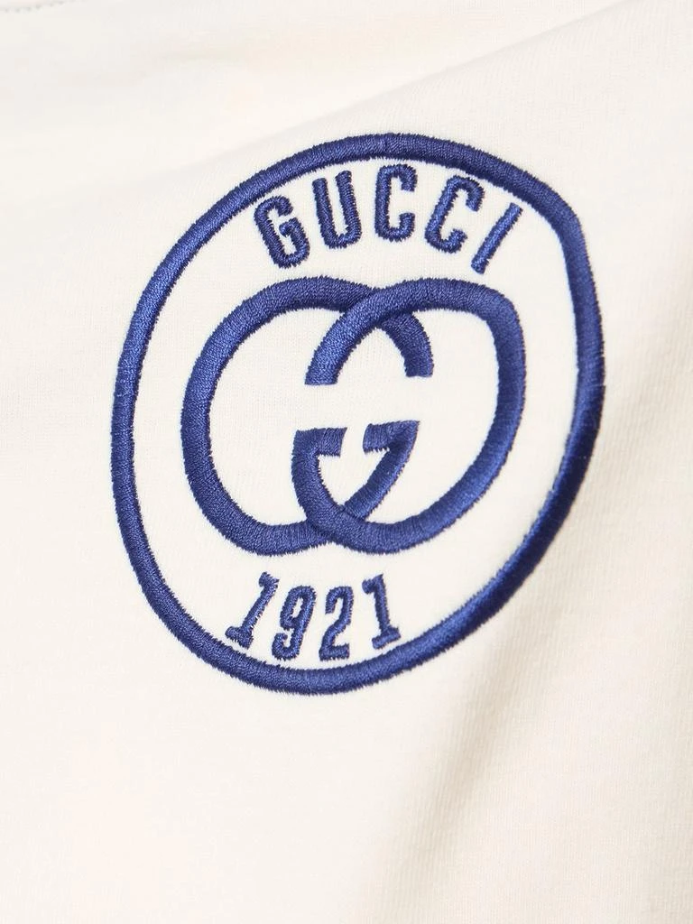 商品Gucci|Cotton Jersey T-shirt W/ Embroidery,价格¥5235,第3张图片详细描述