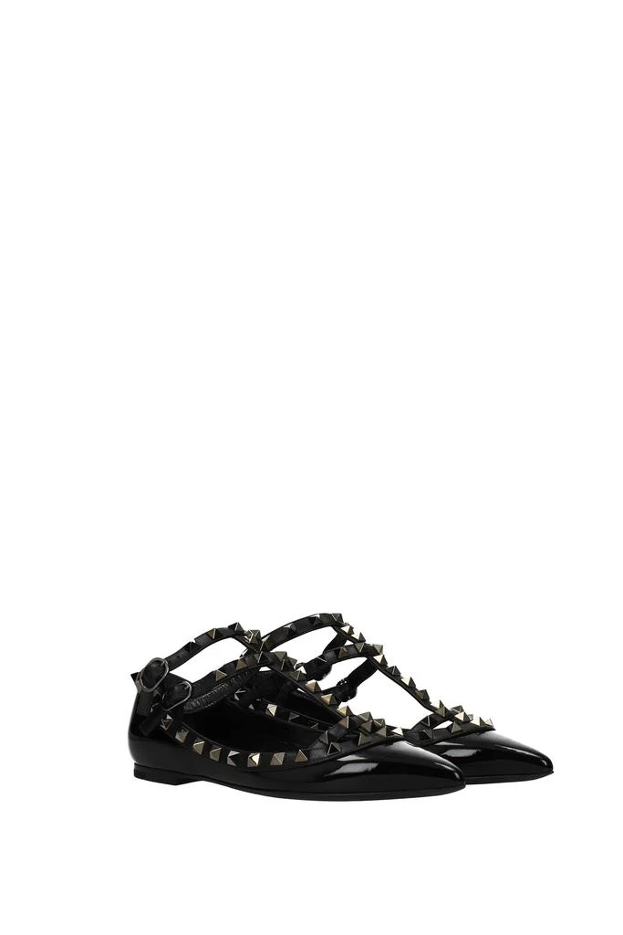 商品Valentino|Ballet flats Patent Leather Black,价格¥3846,第2张图片详细描述