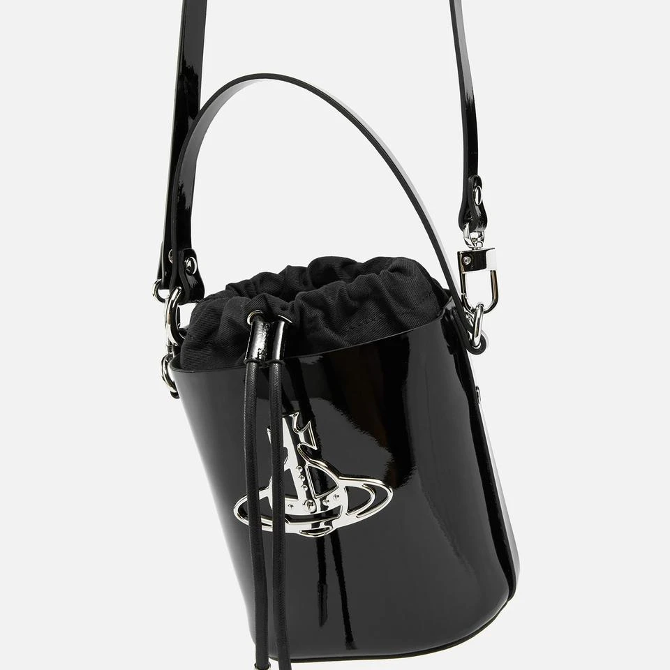 商品Vivienne Westwood|Vivienne Westwood Daisy Patent-Leather Bucket Bag,价格¥3404,第5张图片详细描述