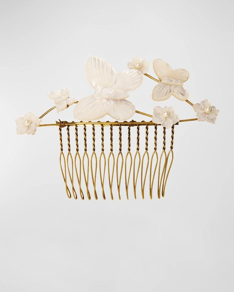 商品Jennifer Behr|Makenna Pearly Comb,价格¥2719,第1张图片