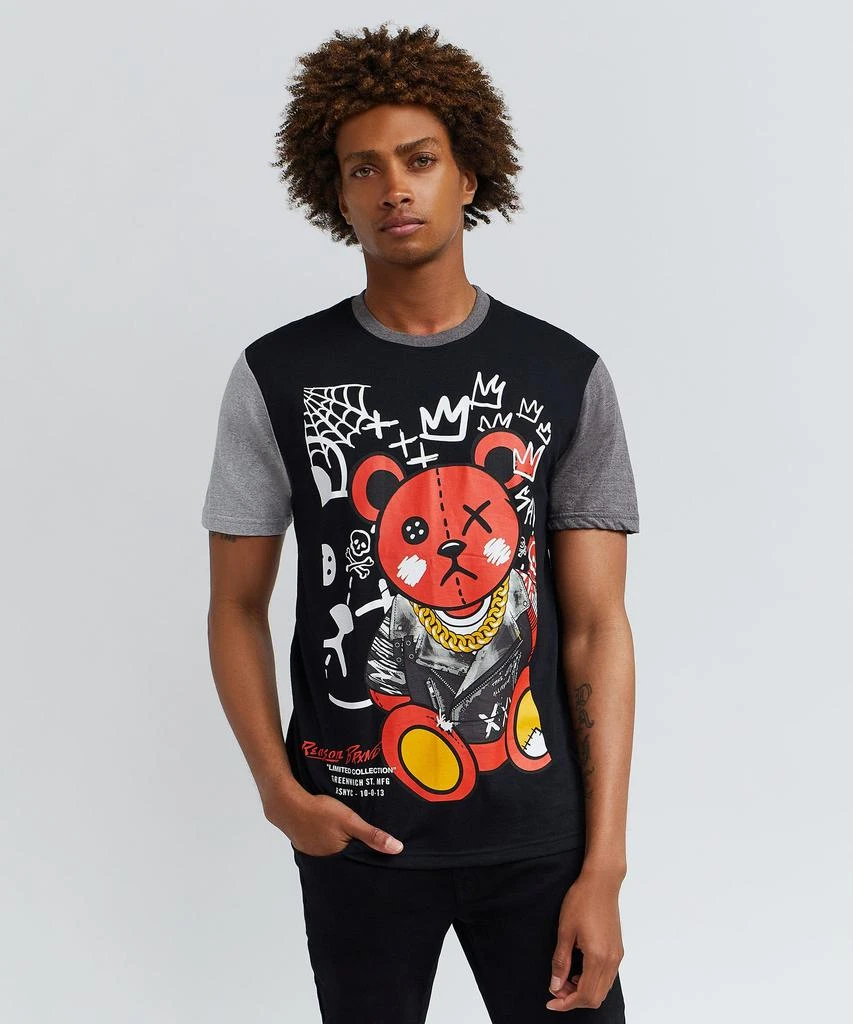 商品Reason Clothing|Punkster Bear Graphic Tee,价格¥61,第4张图片详细描述