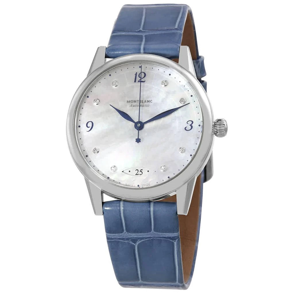 商品MontBlanc|Boheme Automatic Diamond White Mother of Pearl Dial Watch 118651,价格¥11900,第1张图片