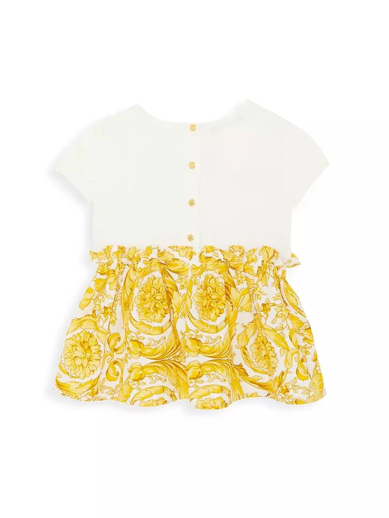 商品Versace|Baby Girl's Barocco Logo Print Dress,价格¥972,第3张图片详细描述