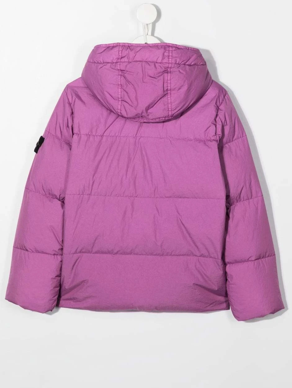 商品【商品预售7天】 Stone Island|Stone Island 男童羽绒服 771640433V0087 紫色,价格¥1158,第4张图片详细描述
