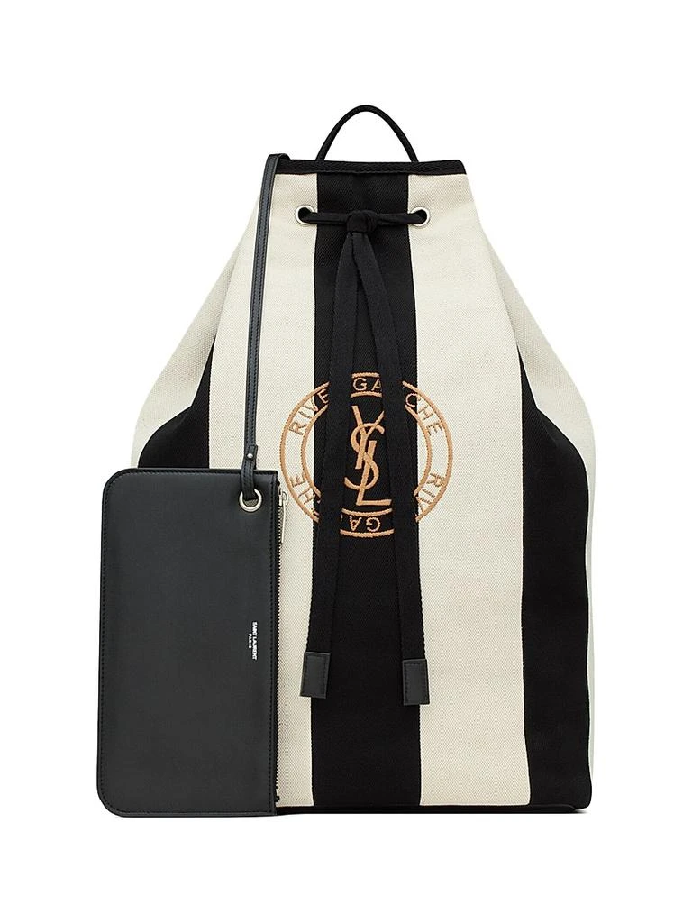 商品Yves Saint Laurent|Rive Gauche Sling Bag in Canvas,价格¥15899,第3张图片详细描述