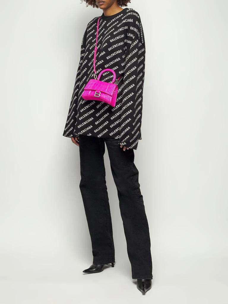 商品Balenciaga|Xs Hourglass Leather Top Handle Bag,价格¥21466,第1张图片详细描述