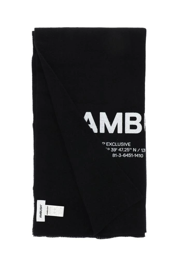 商品Ambush|Ambush wool scarf with logo print,价格¥1060,第2张图片详细描述