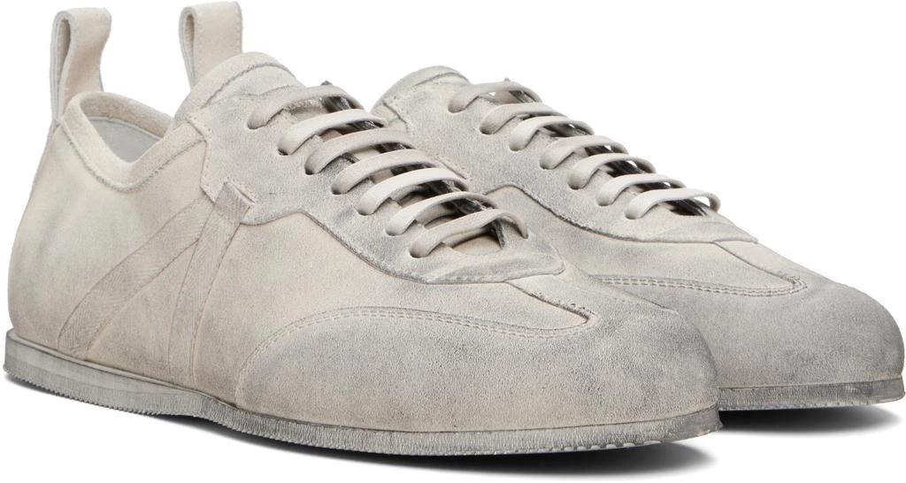 商品ANN DEMEULEMEESTER|White & Gray Siru Boxing Sneakers,价格¥5142,第4张图片详细描述