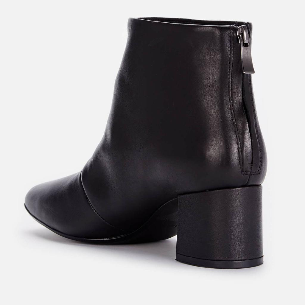 商品Clarks|Clarks Women's Sheer 55 Zip Leather Heeled Ankle Boots - Black,价格¥403,第5张图片详细描述