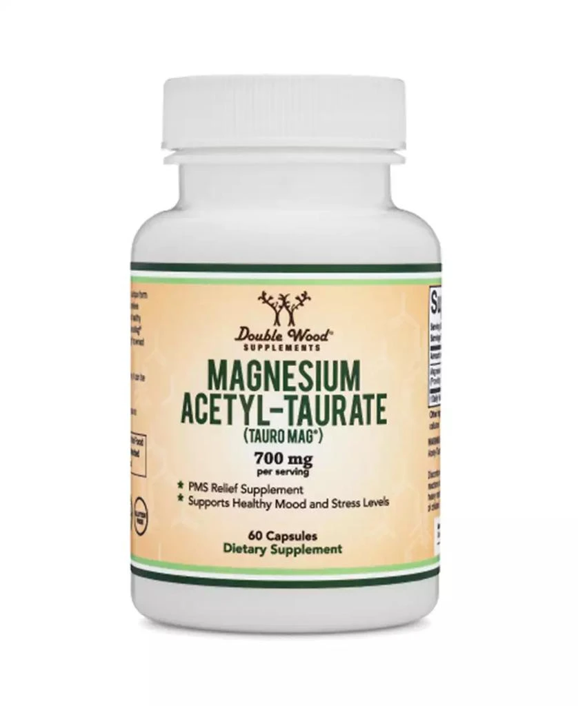 商品Double Wood Supplements|Magnesium Acetyl-Taurate (Tauromag) - 700 mg servings,价格¥373,第1张图片