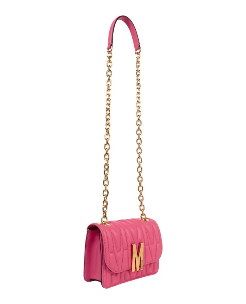商品Moschino|Quilted M-Logo Crossbody Bag,价格¥3265,第4张图片详细描述
