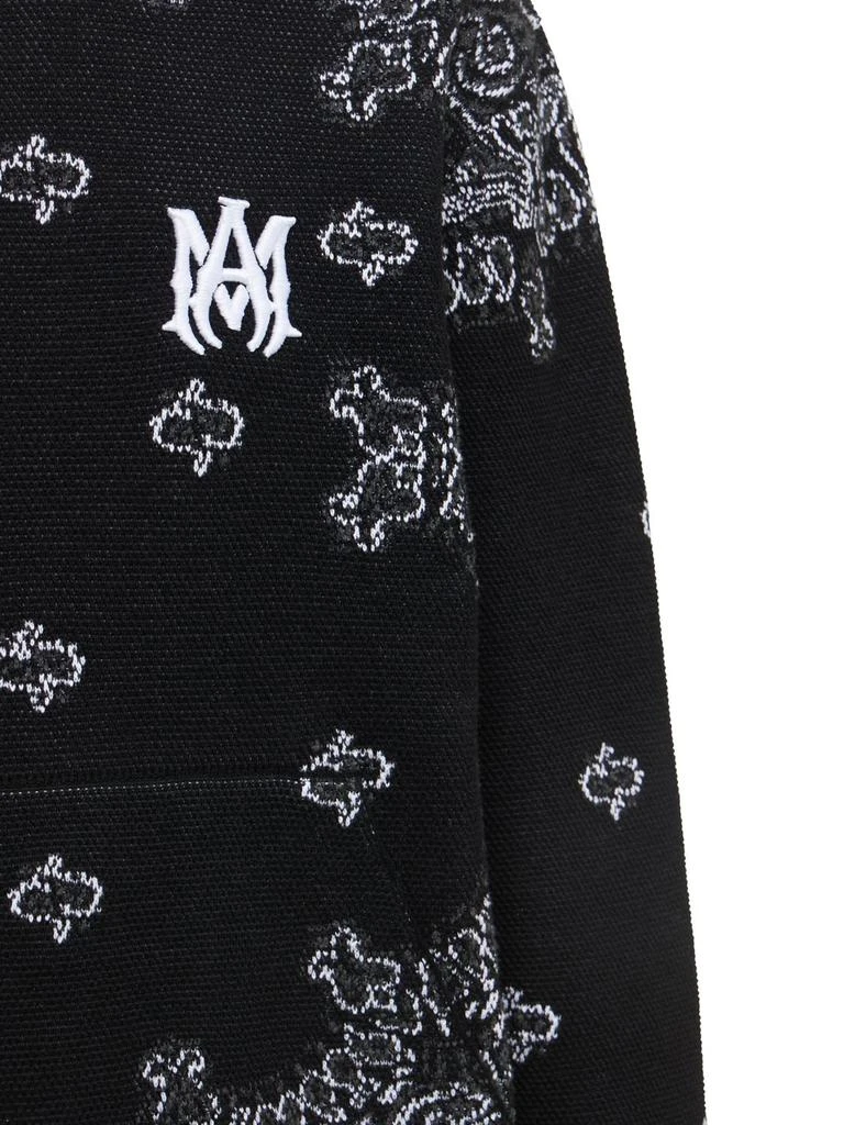 商品AMIRI|Bandana Cotton & Cashmere Knit Hoodie,价格¥9072,第3张图片详细描述