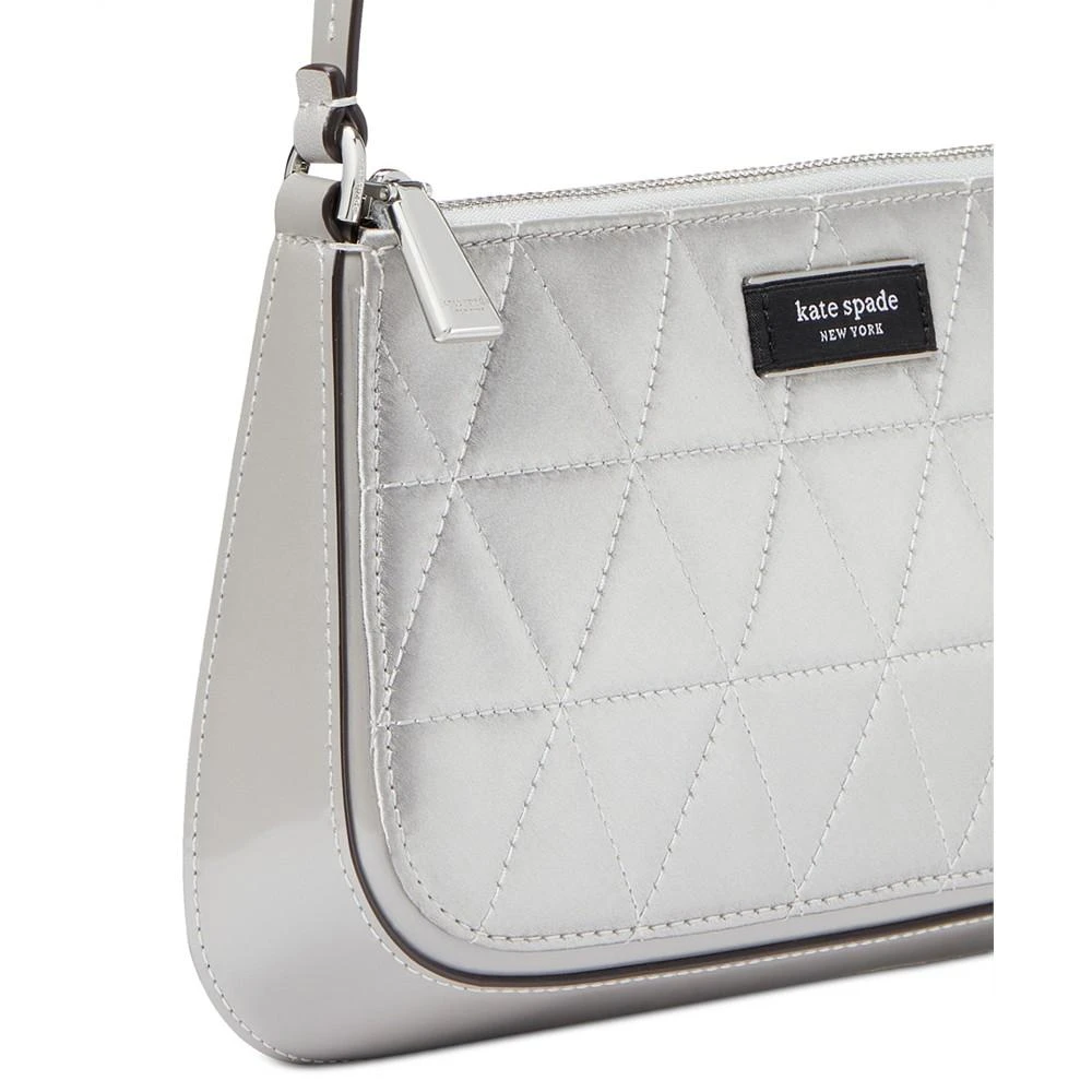 商品Kate Spade|Sam Icon Quilted Satin Mini Pochette,价格¥798,第3张图片详细描述