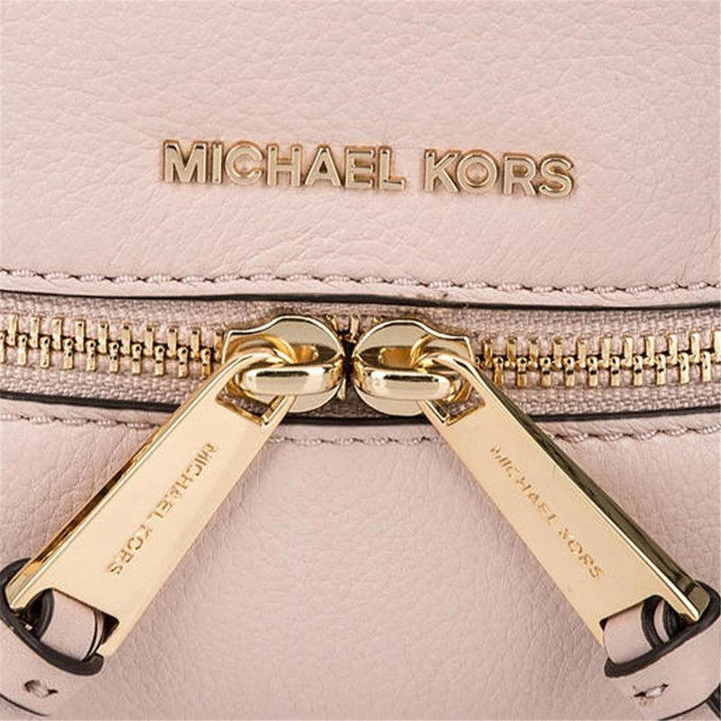 商品Michael Kors|香港直邮MichaelKors/迈克科尔斯21春夏RHEAZIP女士粉色双肩背包,价格¥2435,第2张图片详细描述