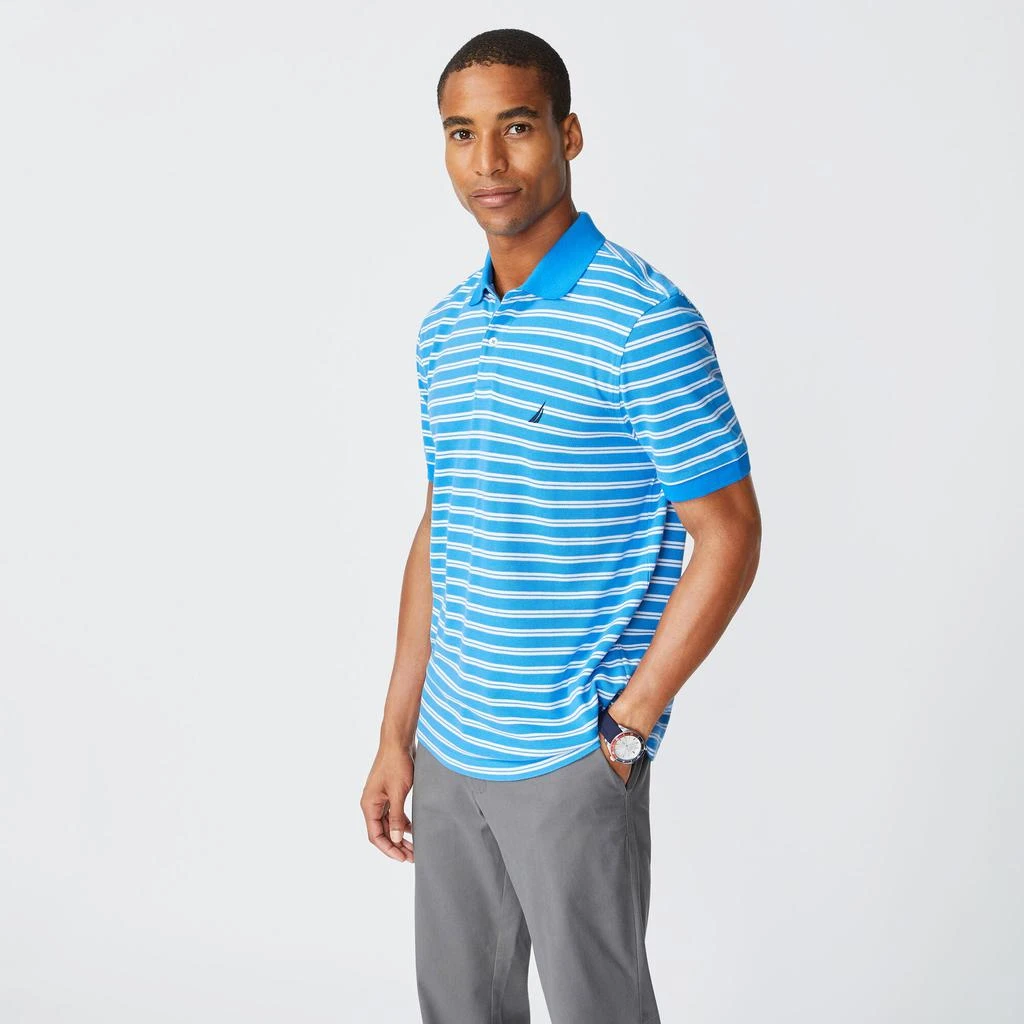 Mens Classic Fit Striped Premium Cotton Polo 商品