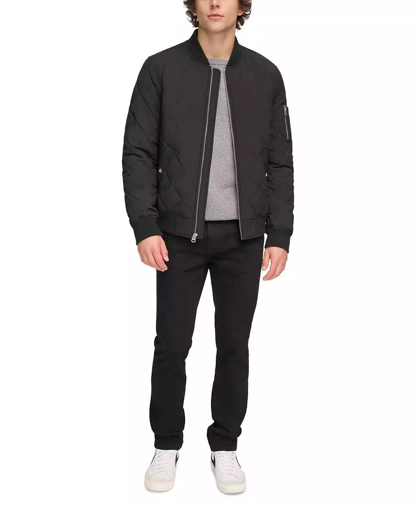 Men's Quilted Fashion Bomber Jacket 商品