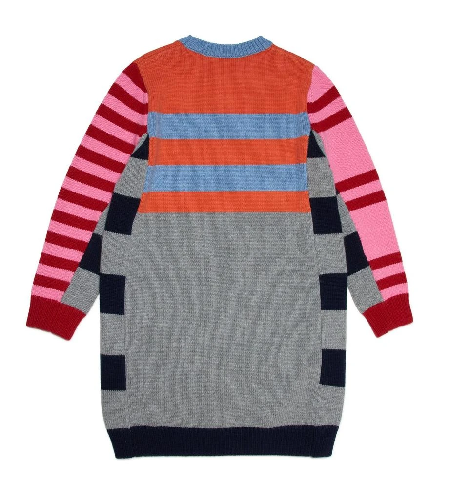商品Marni|Marni Kids Logo Embroidered Colour-Block Knitted Dress,价格¥1151,第2张图片详细描述