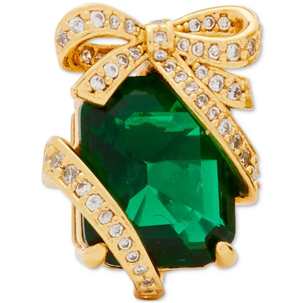 商品Kate Spade|Gold-Tone Crystal Present Stud Earrings,价格¥341,第5张图片详细描述