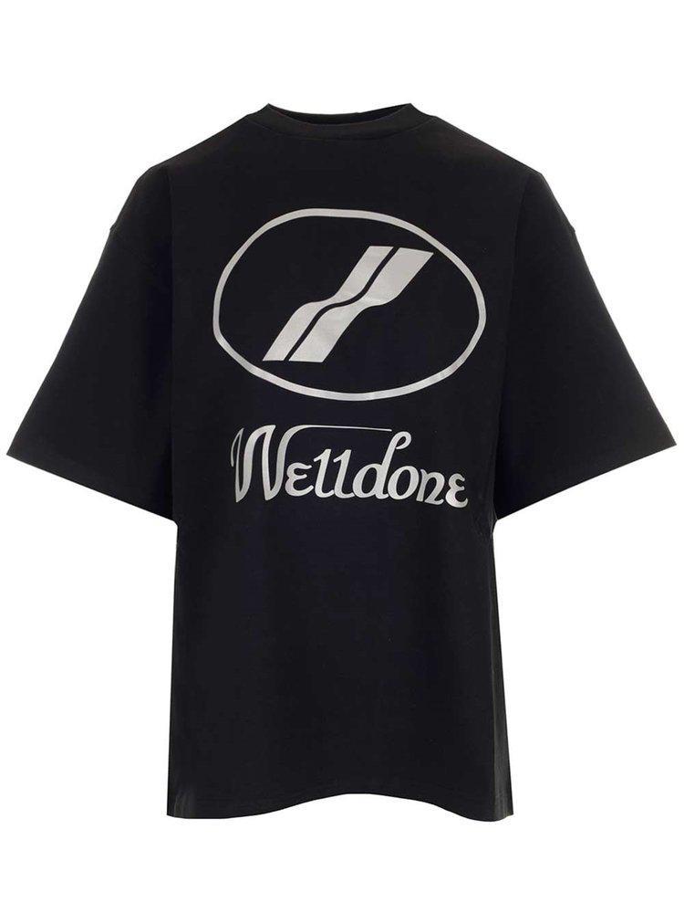 商品We11done|We11done Logo Print Oversized T-Shirt,价格¥1236,第1张图片