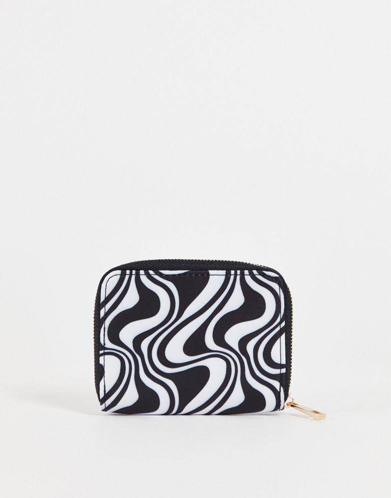 ASOS DESIGN nylon purse in swirl print商品第1张图片规格展示