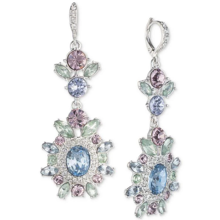 商品Givenchy|Silver-Tone Crystal Drop Earrings,价格¥544,第1张图片