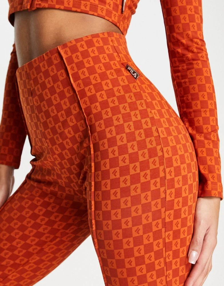 商品Fila|Fila retro flare trousers in orange,价格¥138,第3张图片详细描述