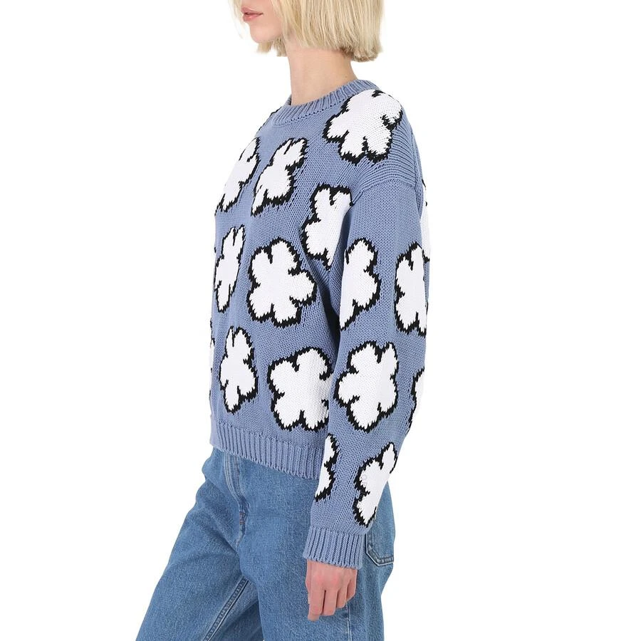 商品Kenzo|Ladies Cyan Boke Flower Intarsia Jumper,价格¥3455,第2张图片详细描述