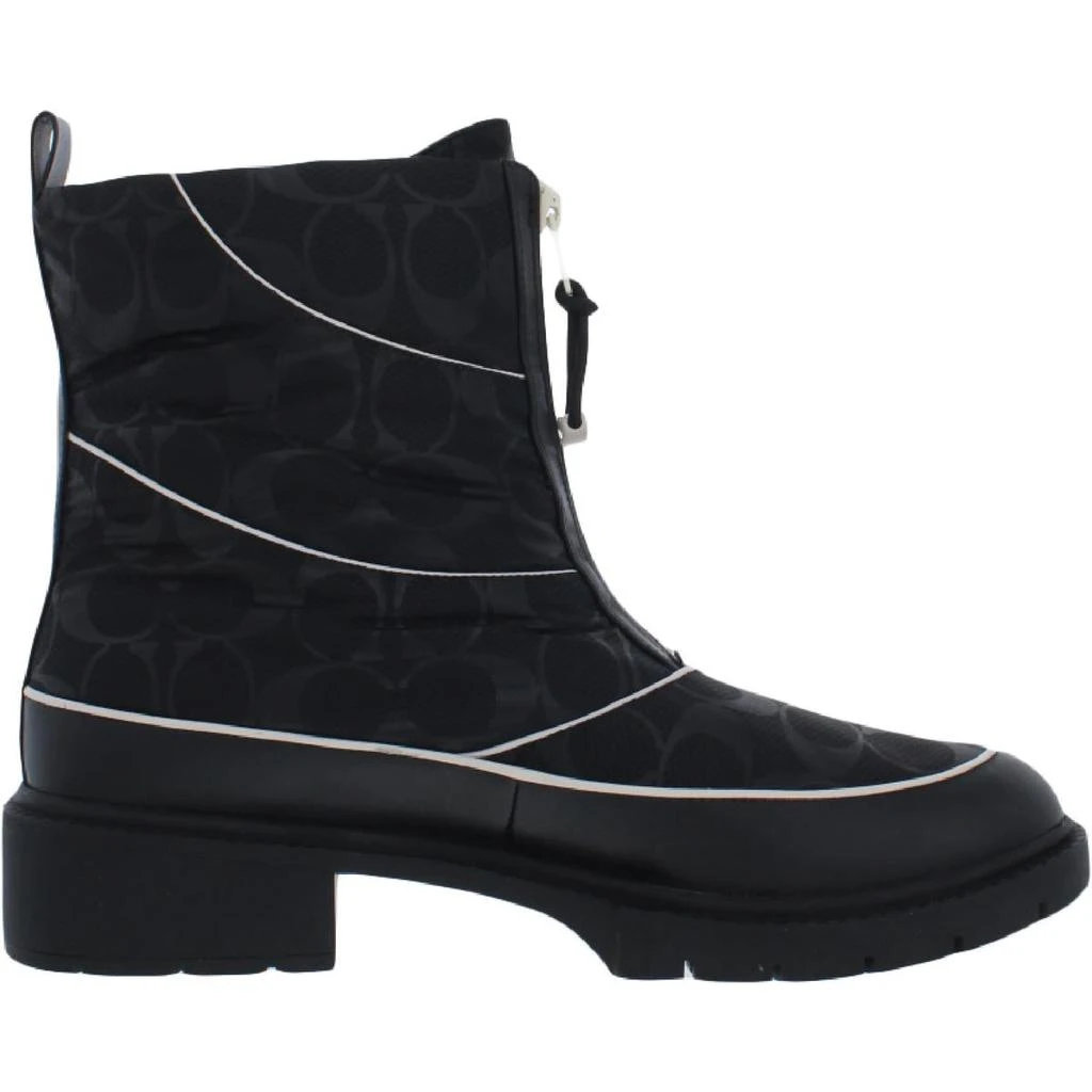 商品Coach|Coach Womens Leona Monogram Lug Sole Ankle Boots,价格¥1148,第2张图片详细描述