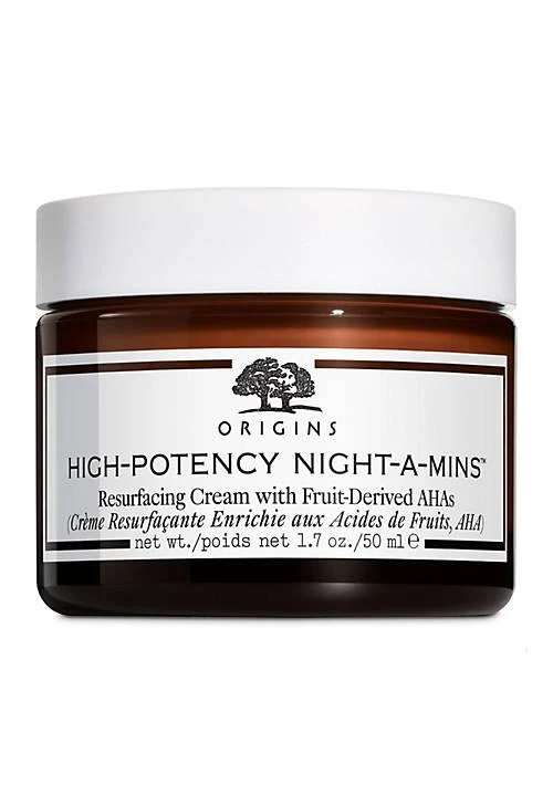 商品Origins|High Potency Night A Mins Resurfacing Cream With Fruit Derived Ahas,价格¥356,第1张图片