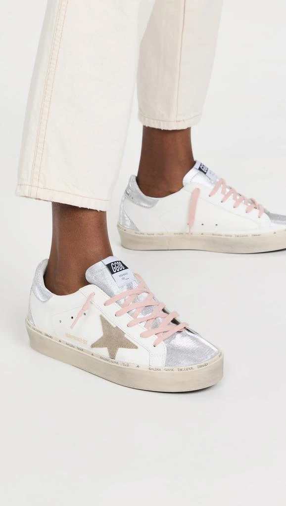 商品Golden Goose|Golden Goose Hi Star Spur 亮片鞋头经典运动鞋,价格¥4641,第3张图片详细描述