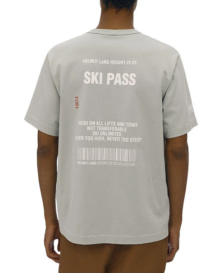 商品Helmut Lang|Ski Tee2 Cotton Logo Graphic Tee,价格¥780,第3张图片详细描述