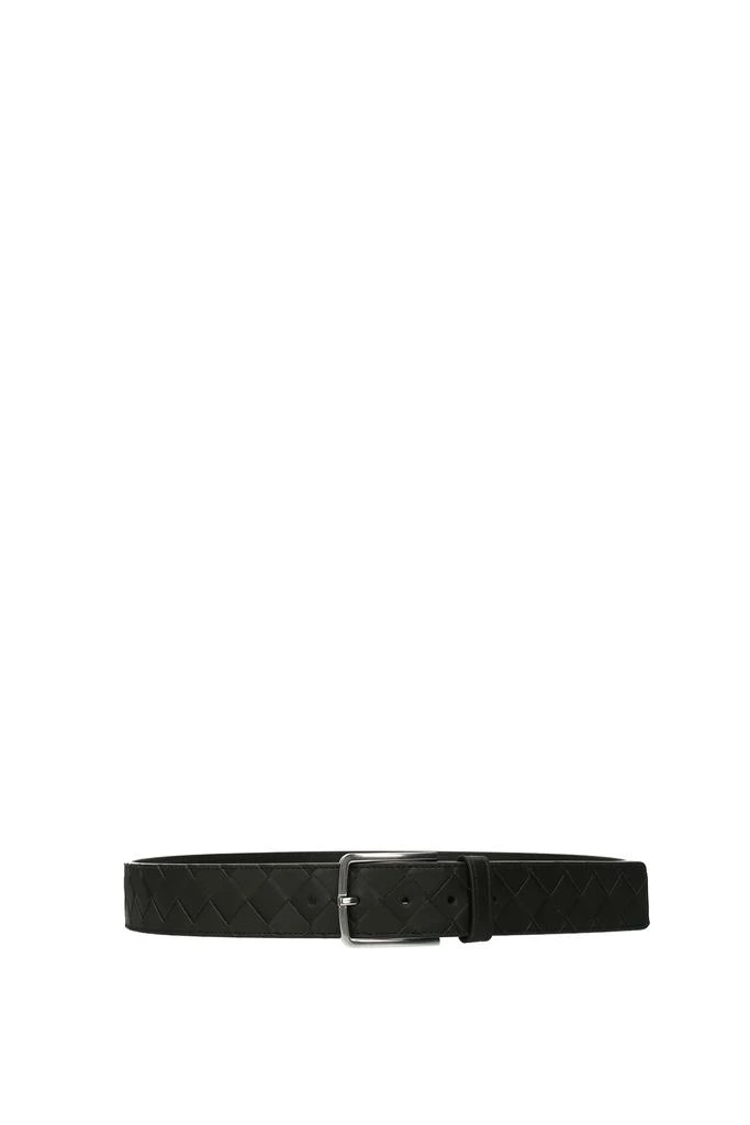 商品Bottega Veneta|Regular belts Leather Green Olive,价格¥2690,第1张图片