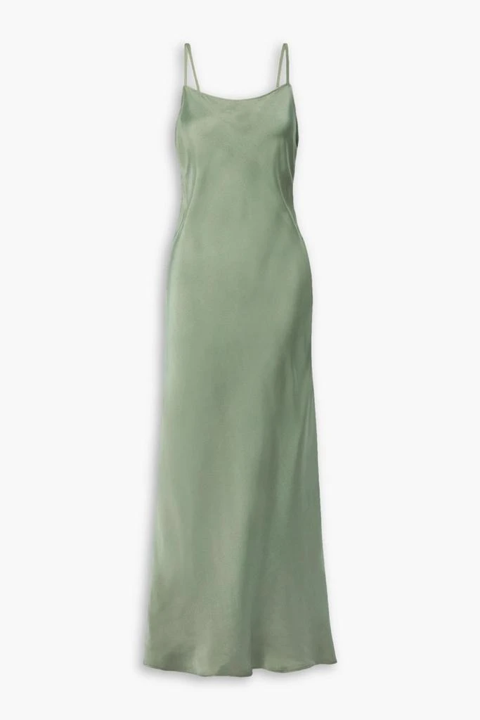 商品ANINE BING|Chloe silk-satin maxi slip dress,价格¥1687,第1张图片