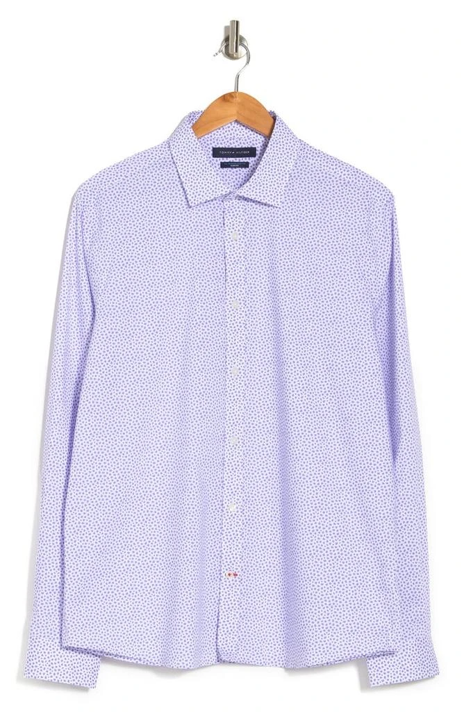 商品Tommy Hilfiger|Slim Fit All-Seasons Stretch Long Sleeve Dress Shirt,价格¥151,第3张图片详细描述