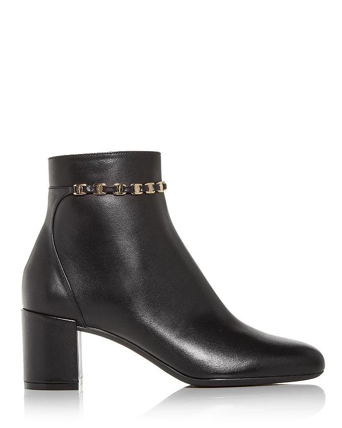 商品Salvatore Ferragamo|Women's Ghila Block Heel Booties,价格¥7790,第3张图片详细描述