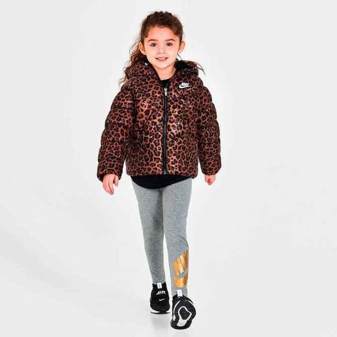 商品NIKE|Girls' Little Kids' Nike Taped Puffer Jacket,价格¥260,第2张图片详细描述