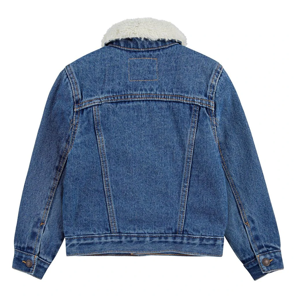 商品Levi's|Sherpa Trim Trucker Jacket (Toddler),价格¥386,第2张图片详细描述