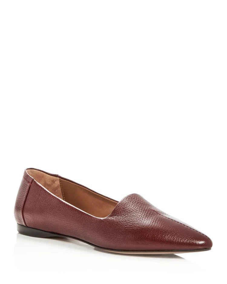 商品Giorgio Armani|Women's Capra Leather Pointed Toe Flats,价格¥2413,第1张图片