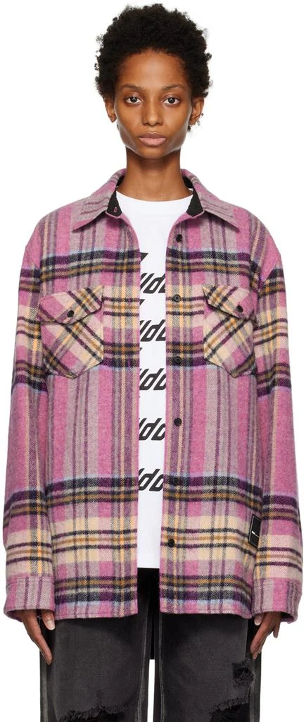 商品We11done|Pink Check Shirt,价格¥1902,第1张图片