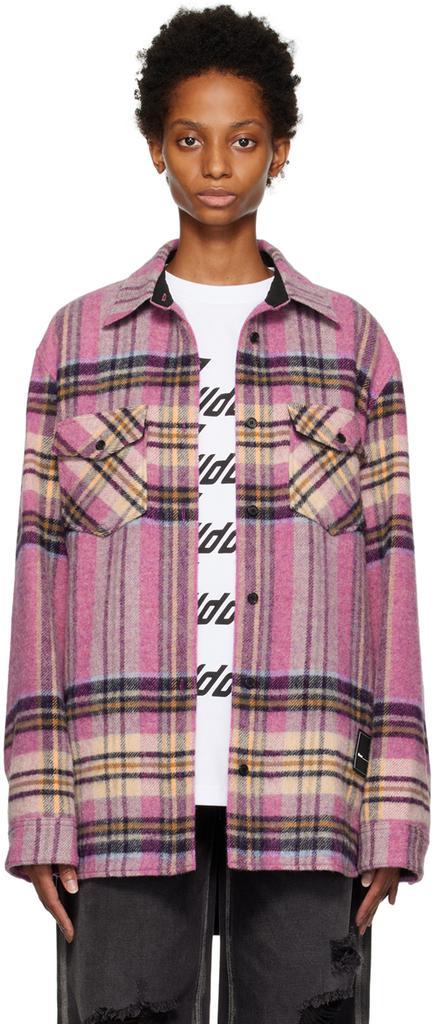 商品We11done|Pink Check Shirt,价格¥5267,第1张图片